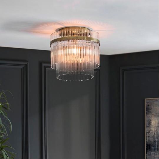 kerek kristaly uveg elegans klasszikus mennyezeti lampa uvegrud bronz rez alacsony belmagassag polgari vilagitas folyoso konyha haloszoba nappali luxus 45.jpg
